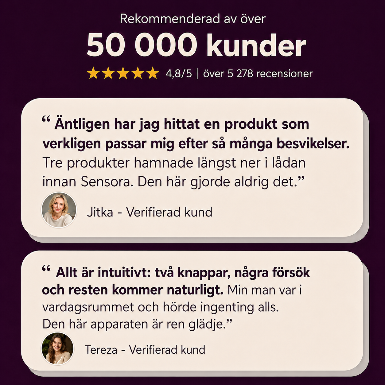 Elera Sensora - Med TripleWave™ teknologi